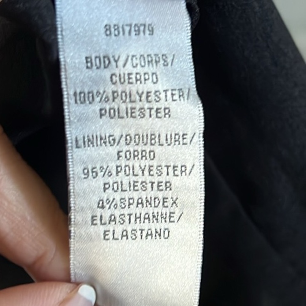 Theia Black Midi cocktail Dress - Picture 15 of 15